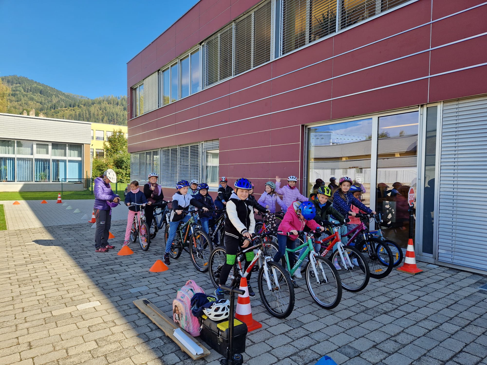 Sicher auf dem Fahrrad